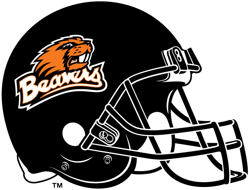 Oregon State Beavers 1997-2012 Helmet iron on paper